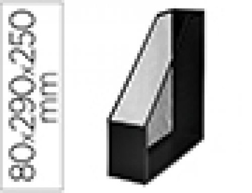 Porta revistas q-connect metalico preto 80x290x250 mm , Q-connect , 29628 , 5705831008625